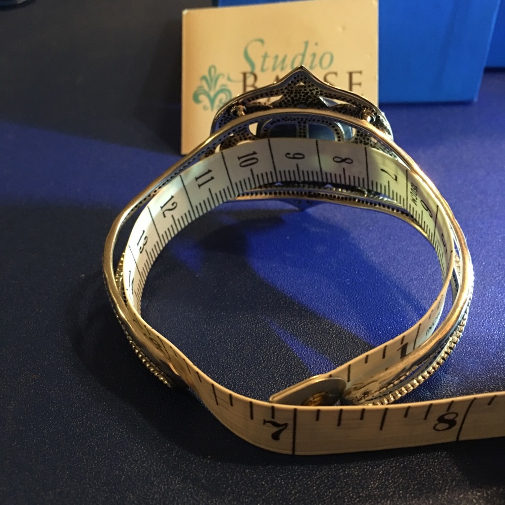 Studio Barse Sterling Silver Kyanite Cuff Bracelet - Picture 7 of 7